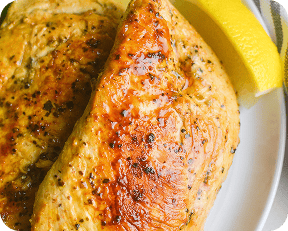 Grilled & spiced chicken breast